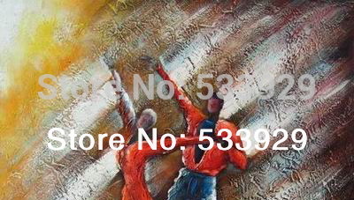 home decor hand painted abstract figure dancers oil painting on canvas tds-cx049