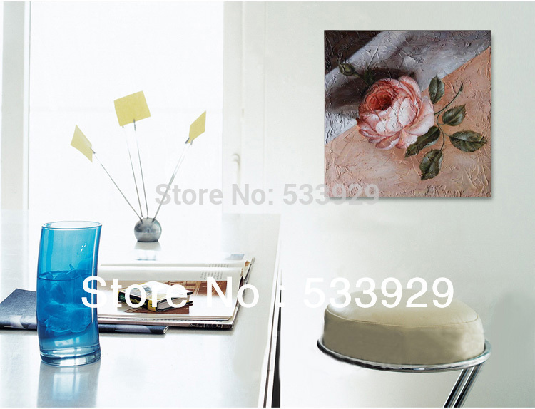 modern hand-painted abstract rose oil painting on canvas tds-cx030 for home living room wall decoration modern hand-painted abstract rose oil painting on canvas tds-cx030 for home living room wall decoration