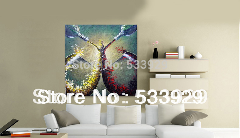 modern tds-cx039 hand painted abstract wine cupoil painting on canvas for home living room wall decoration modern tds-cx039 hand painted abstract wine cupoil painting on canvas for home living room wall decoration