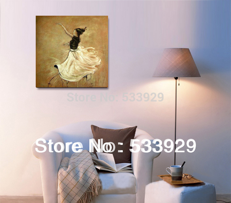 modern tds-cx043 abstract girl dancer hand painted oil painting on canvas for home living room wall decoration modern tds-cx043 abstract girl dancer hand painted oil painting on canvas for home living room wall decoration