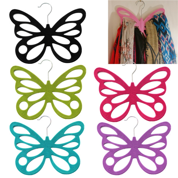 2015 new arrival multi-color butterfly scarf shawl holder hanger hook clothes rack for nonslip scarf tie belt storage holder 2015 new arrival multi-color butterfly scarf shawl holder hanger hook clothes rack for nonslip scarf tie belt storage holder