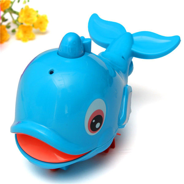 amphibious whale shape baby bath swimming squirting toy pool tub bathing spray