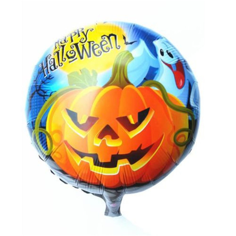 ! new arrival 2015 halloween pumpkin head balloons happy party home decorations props foil balloons whole
