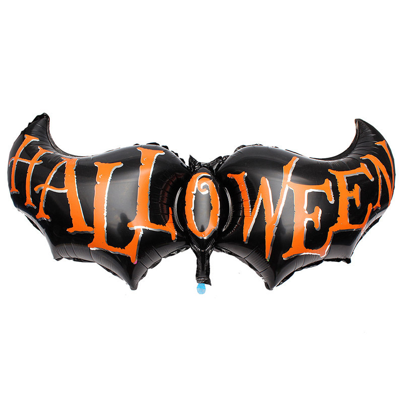 ! new arrival 2015 halloween pumpkin head balloons happy party home decorations props foil balloons whole