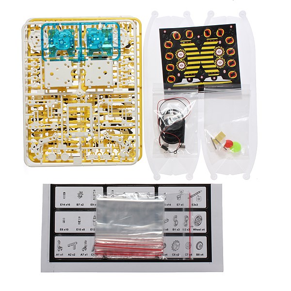 original green energy 14 in 1 assembly rechargeable solar power car robot kit toy for kid gift present