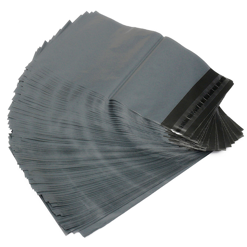 brand new 100pcs 17x30cm poly post mailing bags self sealing plastic envelopes gray opaque package brand new 100pcs 17x30cm poly post mailing bags self sealing plastic envelopes gray opaque package
