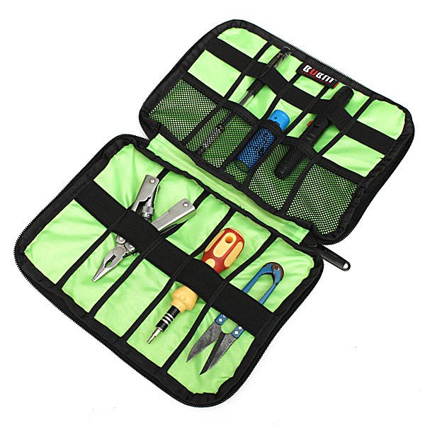 modern design cable organizer bag case purse can put cables usb flash drive chargers headsets travel digital storage bag
