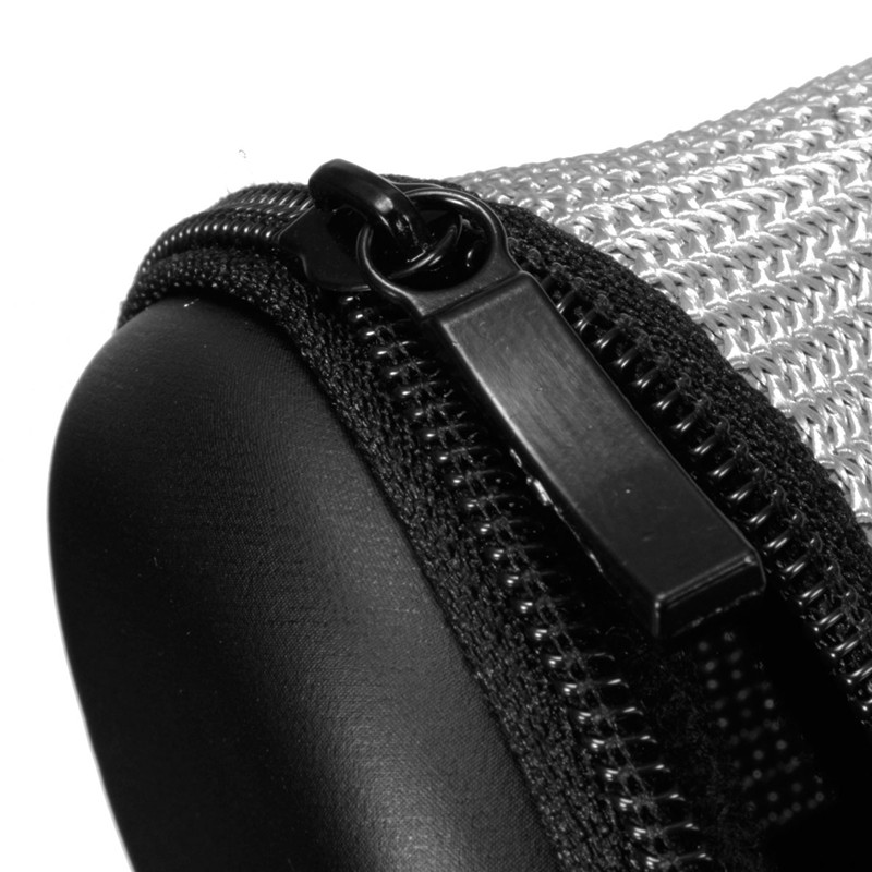 selling carry storage case pouch cover box skin for logitech ue boom bluetooth speaker with carabiner silver 19x8cm