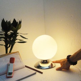 new selling modern table light in white globe shade new selling modern table light in white globe shade