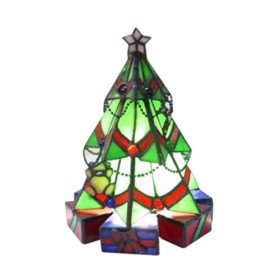 new selling tiffany style table light with chrismas tree shaped shade new selling tiffany style table light with chrismas tree shaped shade