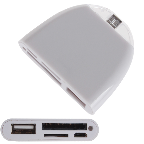 multifunction 3 in 1 otg micro usb smart card reader adapter multi memory card micro sd card reader for android phone tablet