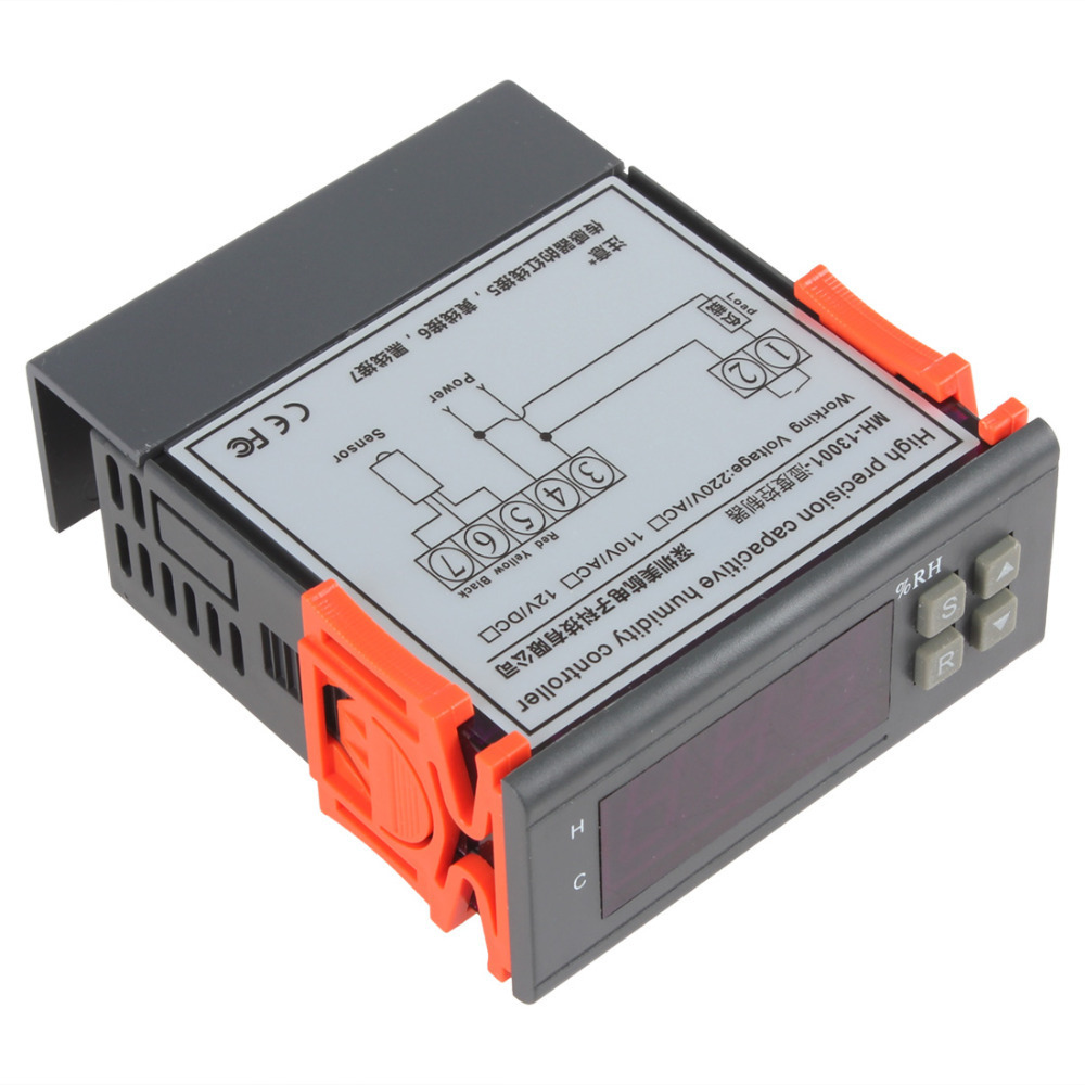 ac 110v digital lcd air humidity controller measuring range 1% ~ 99% with sensor
