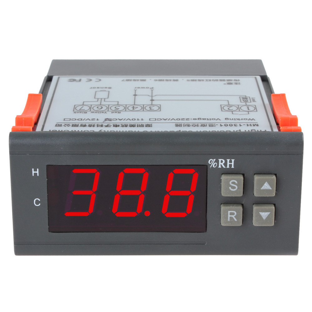 ac 110v digital lcd air humidity controller measuring range 1% ~ 99% with sensor