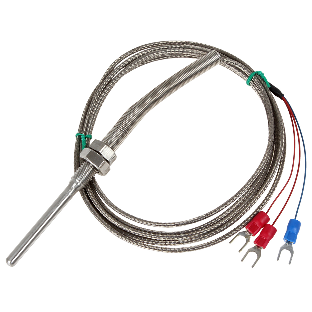 pt100 2m -20~420 celsius k type thermocouple wire temperature sensor probe