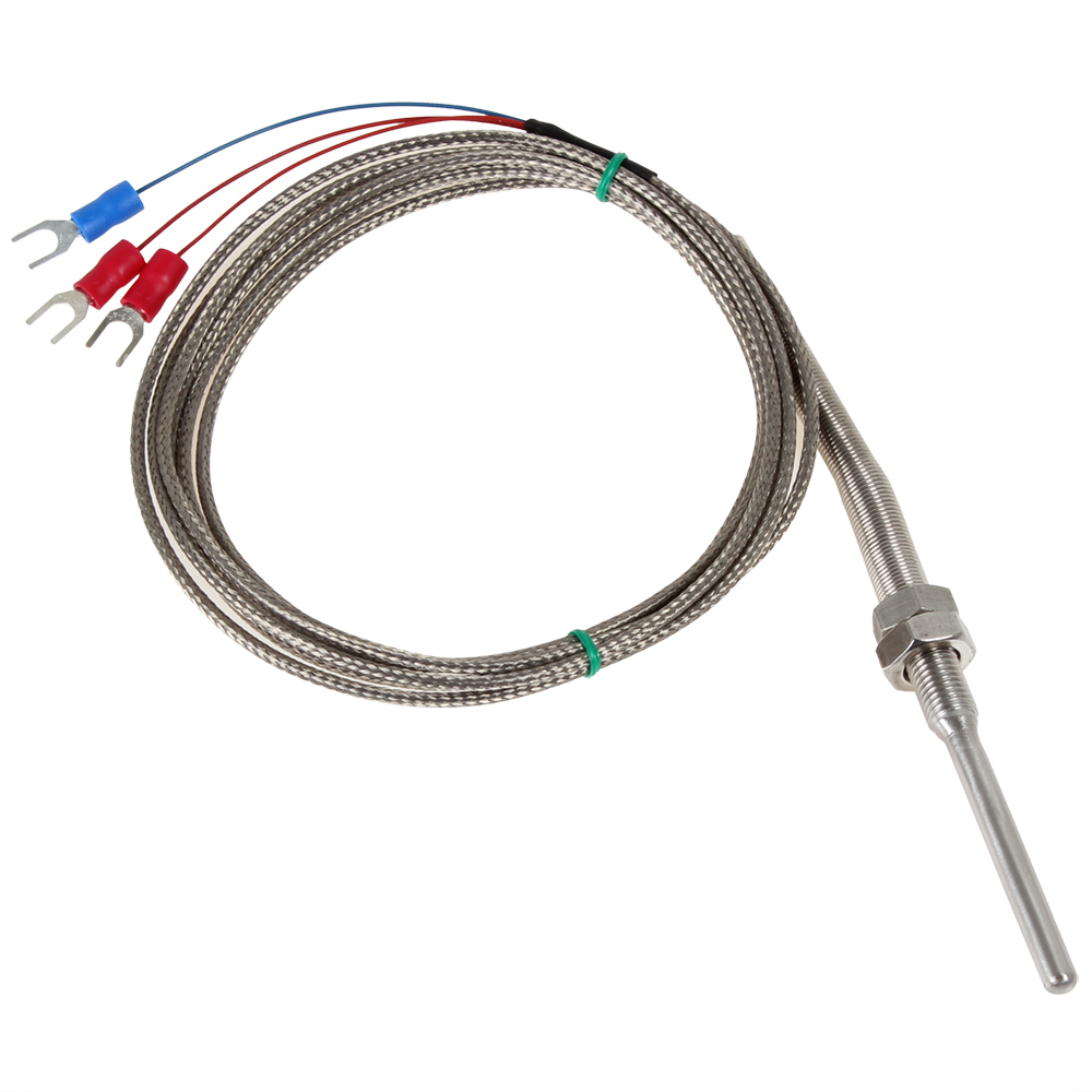 pt100 2m -20~420 celsius k type thermocouple wire temperature sensor probe