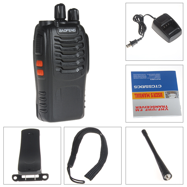 ! baofeng bf-888s digital walkie talkie intercom 400-470mhz two 2 way radio fm transceiver with high illumination flashlight