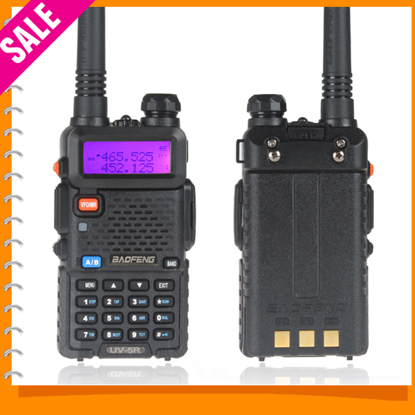 !!! baofeng uv-5r walkie talkie dual band transceiver 136-174mhz & 400-480mhz two way radio with battery earphone