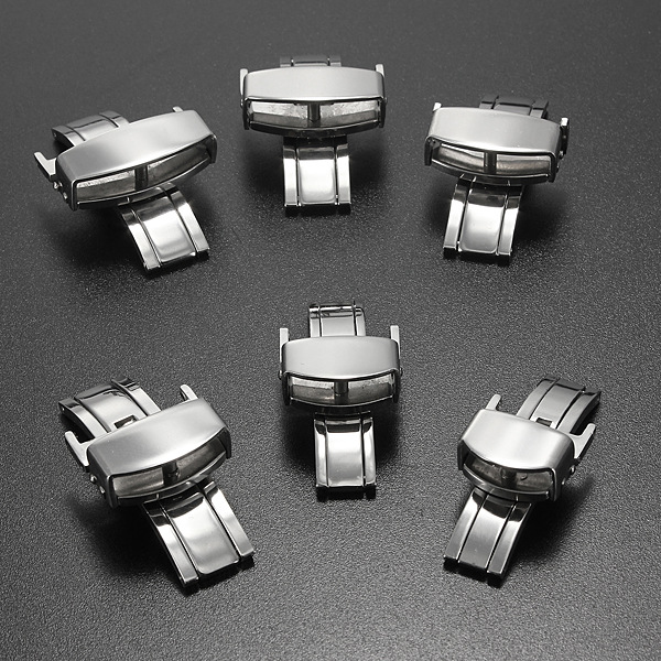 12mm 14mm 16mm 18mm 20mm 22mm stainless steel butterfly deployment clasp watch strap deployant buckle 12mm 14mm 16mm 18mm 20mm 22mm stainless steel butterfly deployment clasp watch strap deployant buckle