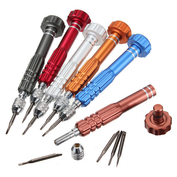 2015 4 in 1 for phillips flat slotted screwdriver laptop mobile phone jeweller watch repair tool set