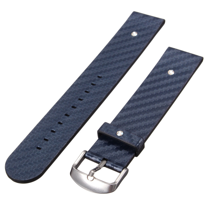 2015 new fashion deep blue classic style buckle pu leather texture watch strap for apple watch 38mm