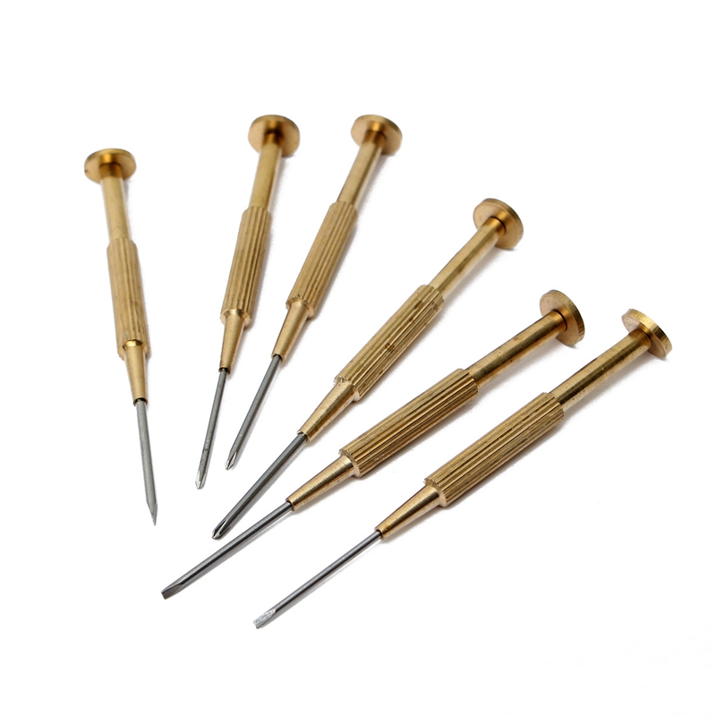 brand new 6pcs precision jewelers watch screwdrivers set kit phillips & flat repair tools the best quality brand new 6pcs precision jewelers watch screwdrivers set kit phillips & flat repair tools the best quality