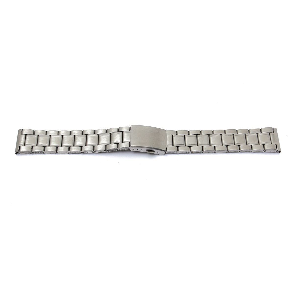brand new! silver 18/20/22mm wrist watch band stainless steel strap bracelet folding clasp excellent quality