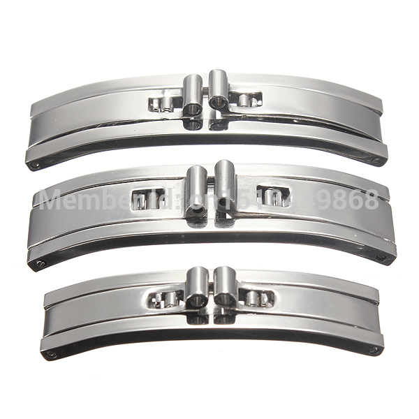 brand new watch band stainless steel hidden butterfly deployment clasp buckle 4/5/6mm