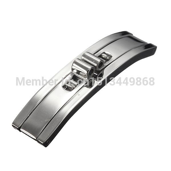 brand new watch band stainless steel hidden butterfly deployment clasp buckle 4/5/6mm