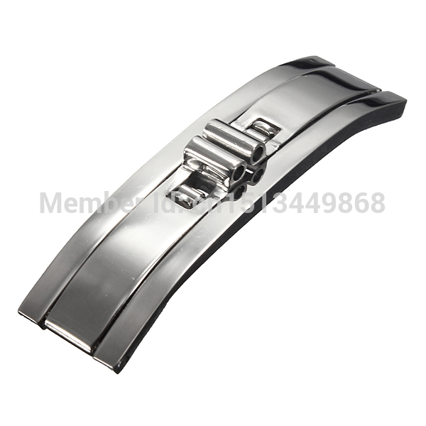 brand new watch band stainless steel hidden butterfly deployment clasp buckle 4/5/6mm
