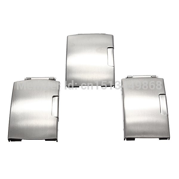 excellent 18mm 20mm 22mm stainless steel double press watch band strap buckle replacement clasp