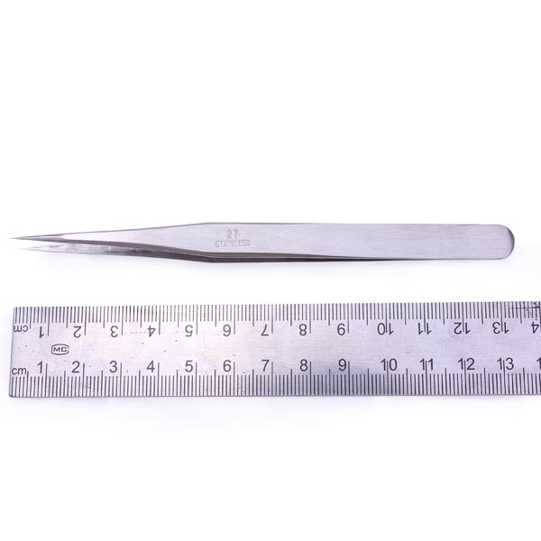 high precise watch tool electron stainless steel tweezers