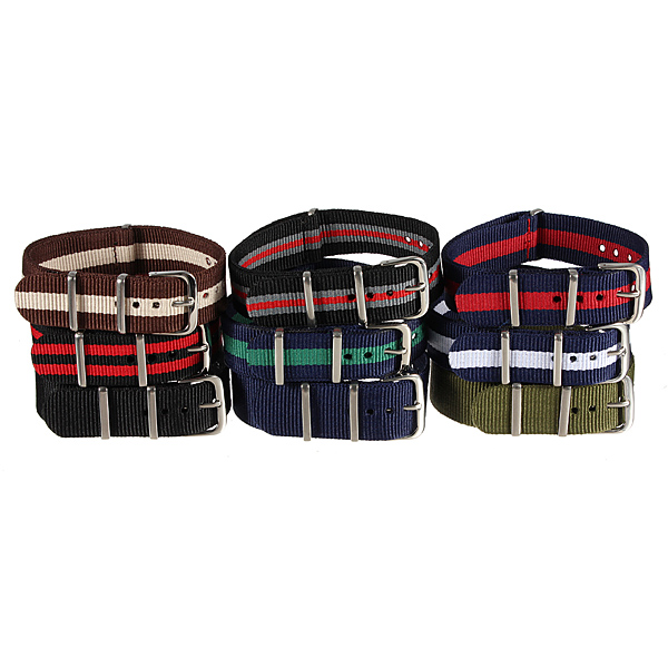 new 18mm durable military nylon wrist watch strap band buckle 260mm all watches new 18mm durable military nylon wrist watch strap band buckle 260mm all watches