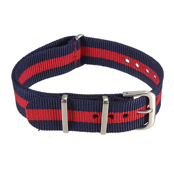 new 18mm durable military nylon wrist watch strap band buckle 260mm all watches