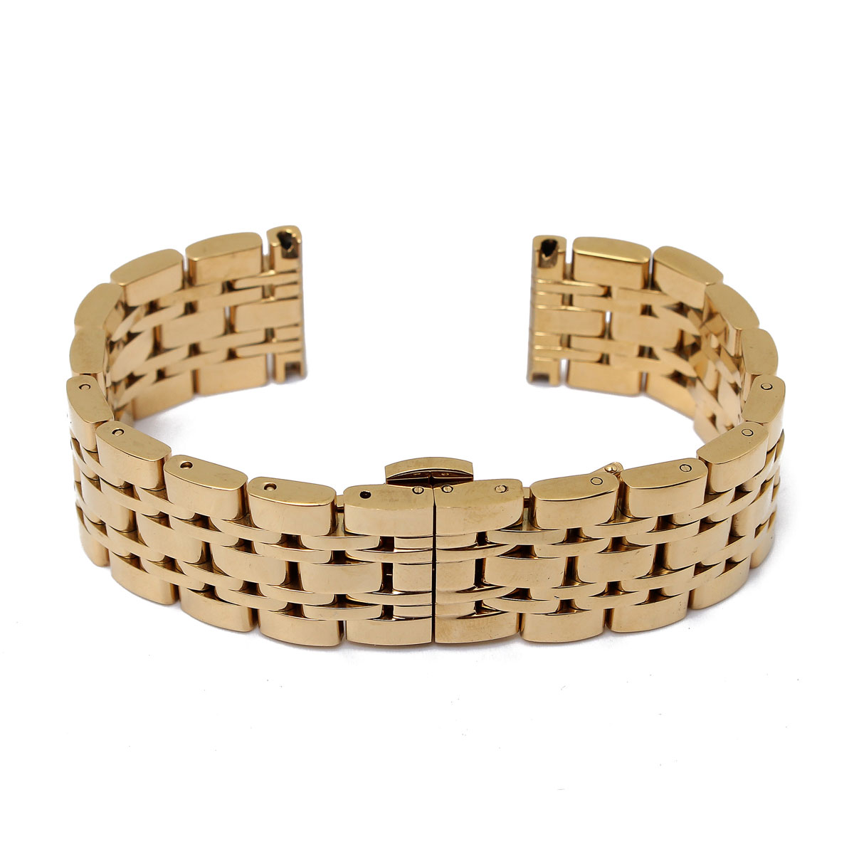 new arrvial!! 16mm stainless steel wrist watch strap band push button straight end bracelet excellent quality
