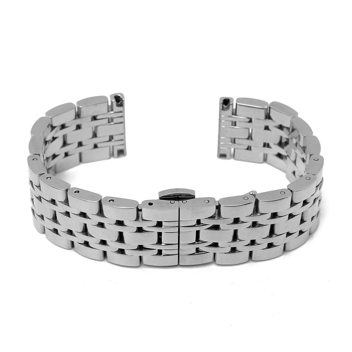 new arrvial!! 16mm stainless steel wrist watch strap band push button straight end bracelet excellent quality