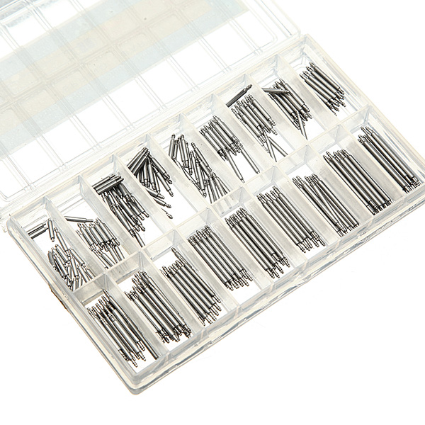new arrvial!!! 270pcs 8-25mm stainless steel watch band strap link spring bar pin repair parts watchmaker tool kit set